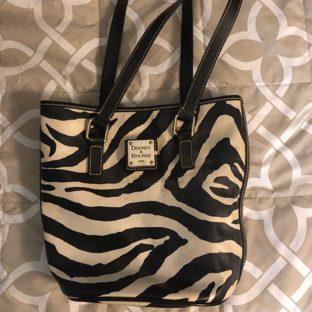 Dooney & Bourke Zebra leather Bucket Purse